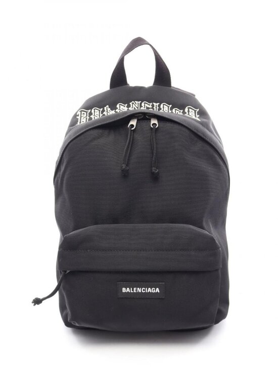 Balenciaga Backpack Tattoo Logo Explorer Black Nylon main image 5